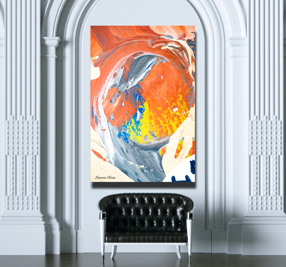 Inside Backwards 7 Canvas Wrap Lauren Ross Design