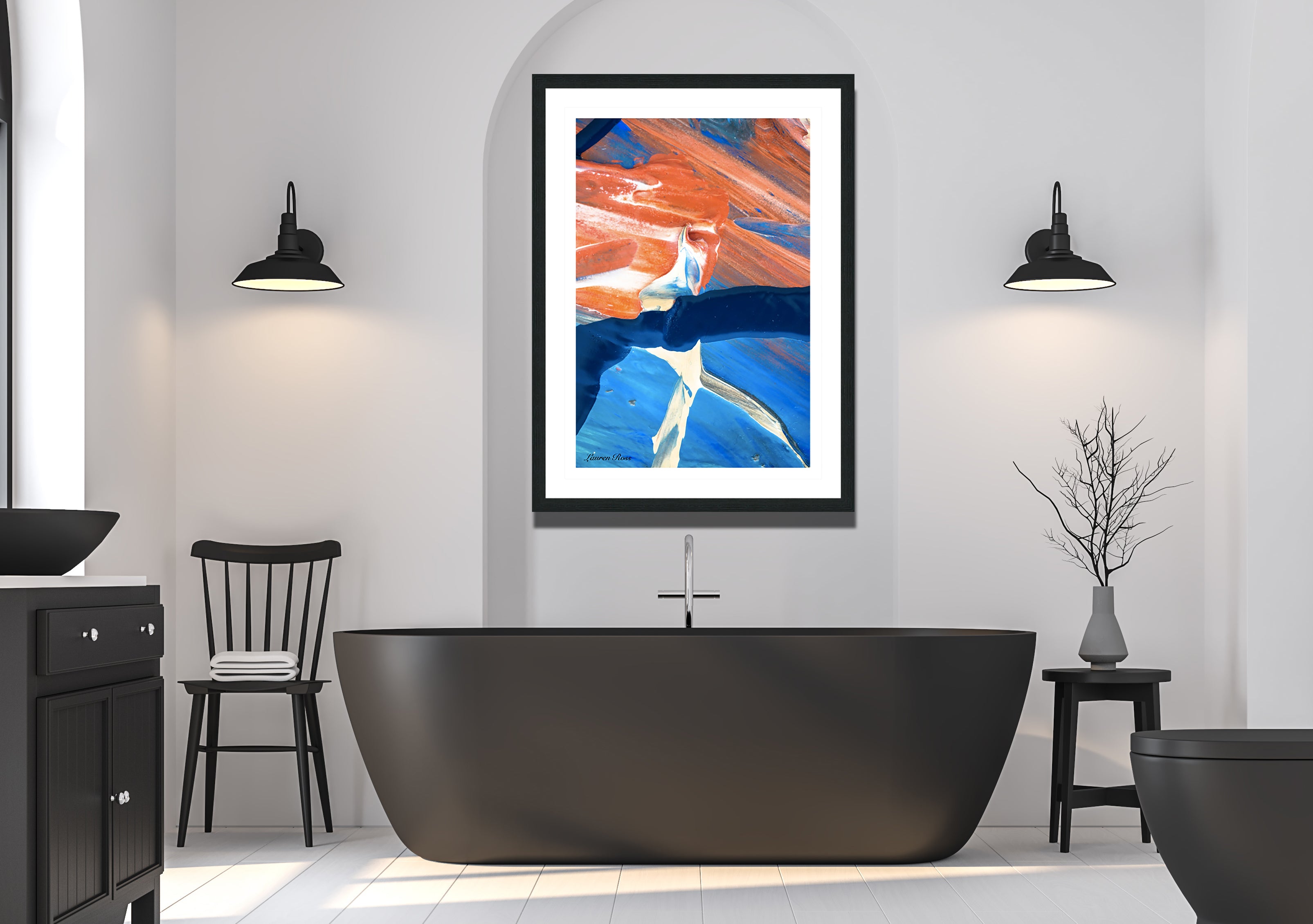 Inside Backwards 9 Print Lauren Ross Design