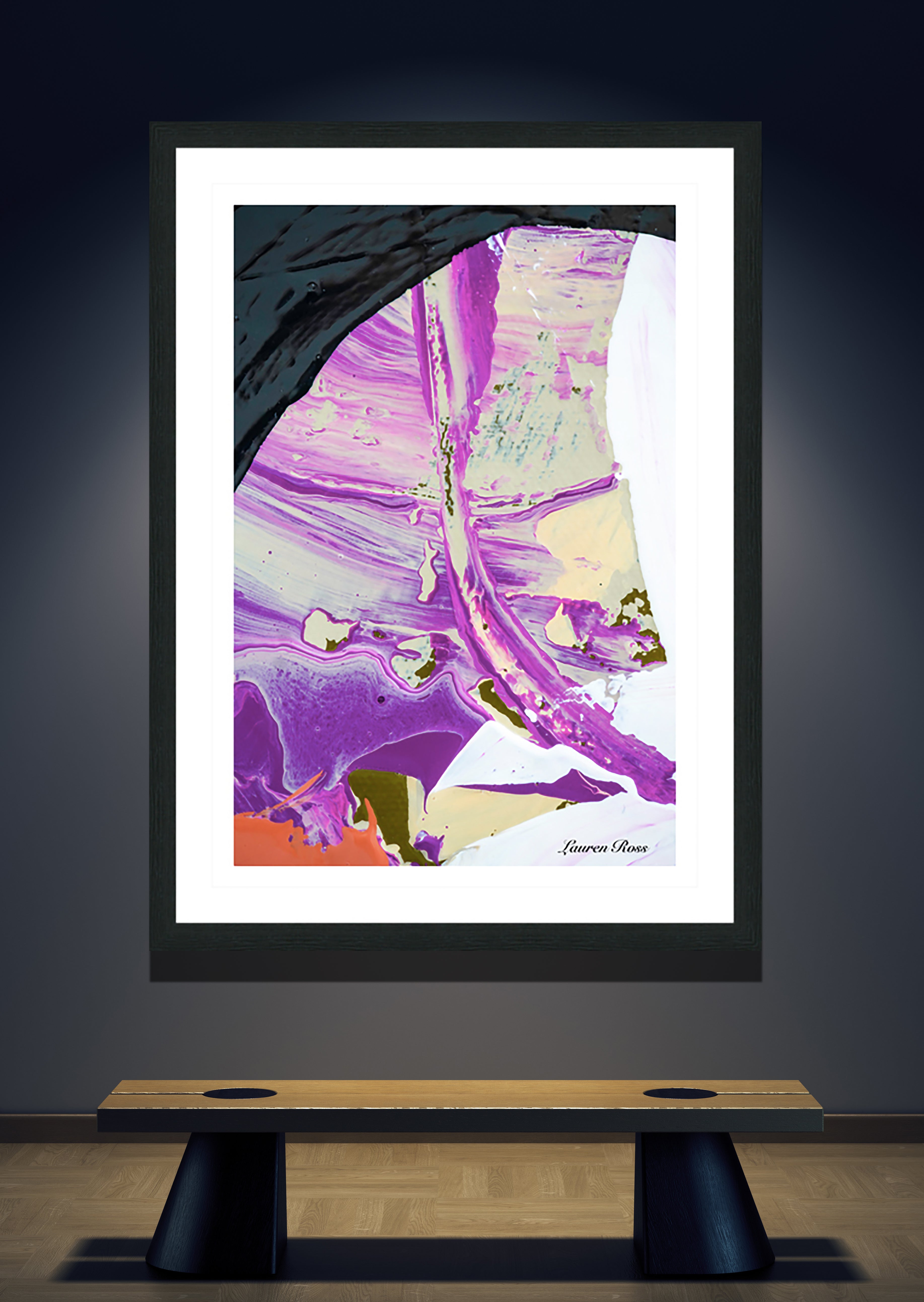 Inside Neolithic Print Lauren Ross Design - Abstract Modern Contemporary Luxury Wall Art Painting