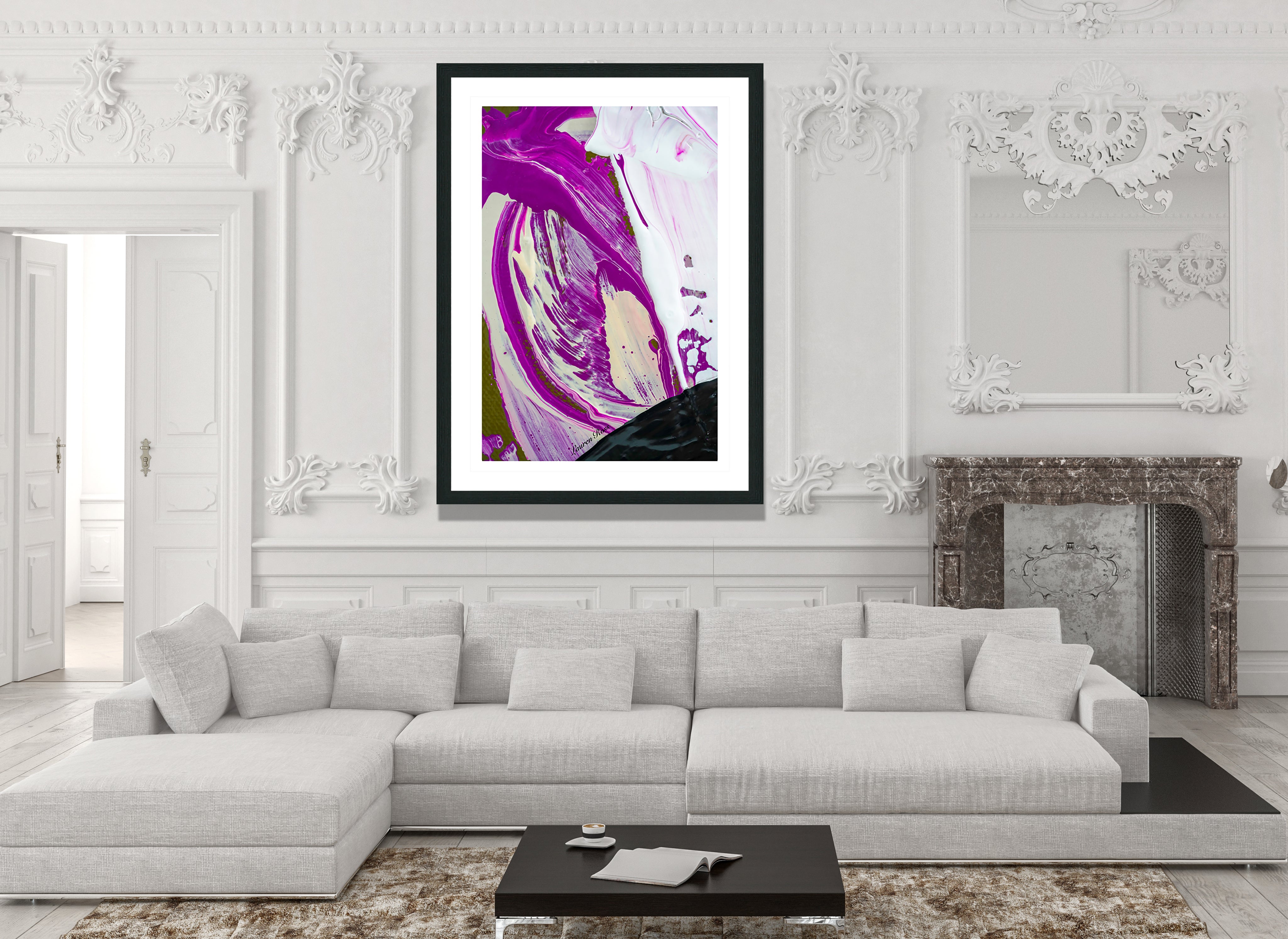 Inside Neolithic 13 Print Lauren Ross Design - Abstract Modern Contemporary Luxury Wall Art Painting
