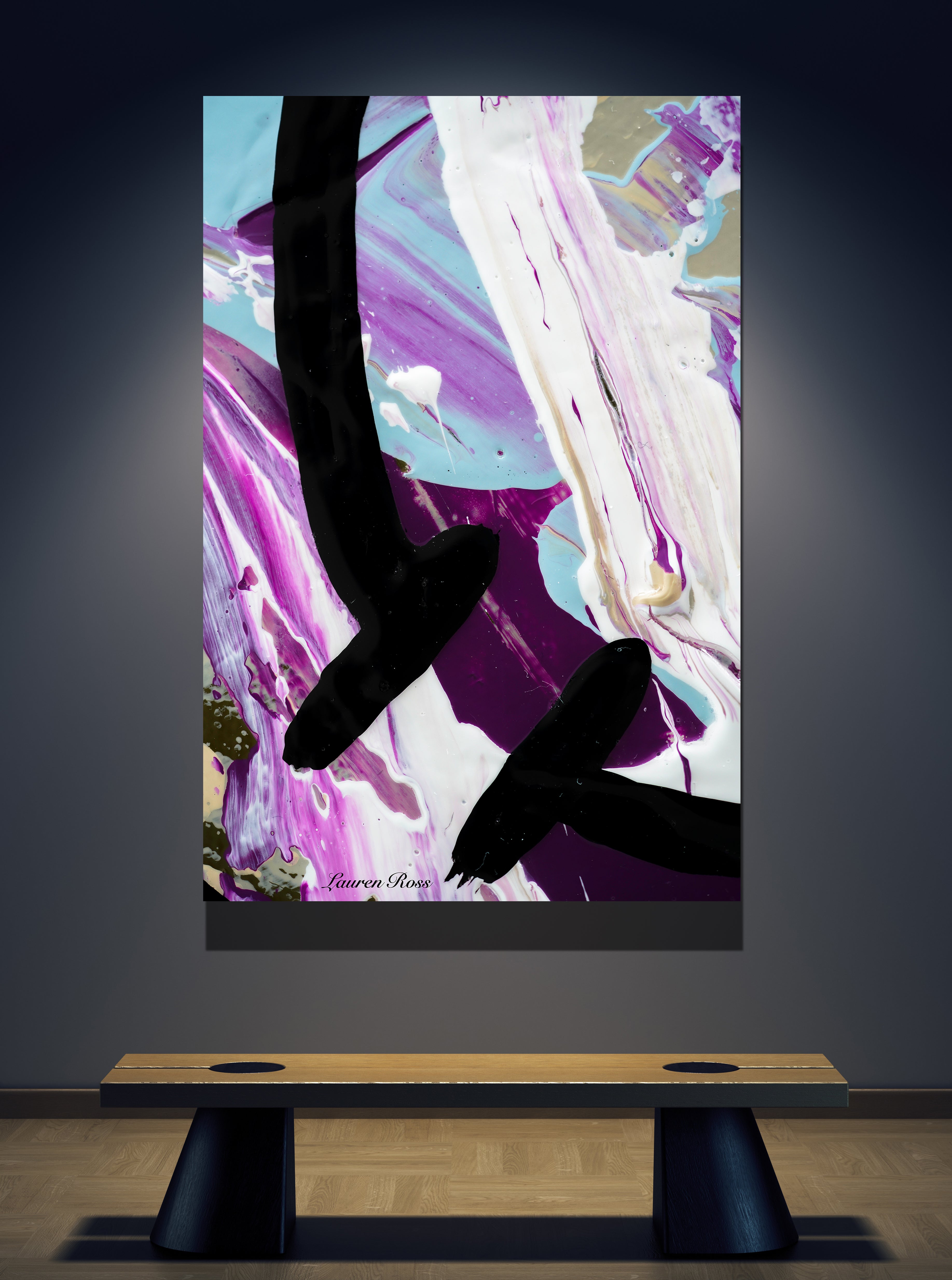 Inside Neolithic 15 Canvas Wrap Lauren Ross Design - Abstract Modern Contemporary Luxury Wall Art Painting