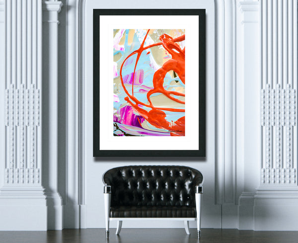 Inside Neolithic 2 Print - Abstract Modern Contemporary Luxury Wall Art Painting - Lauren Ross Design