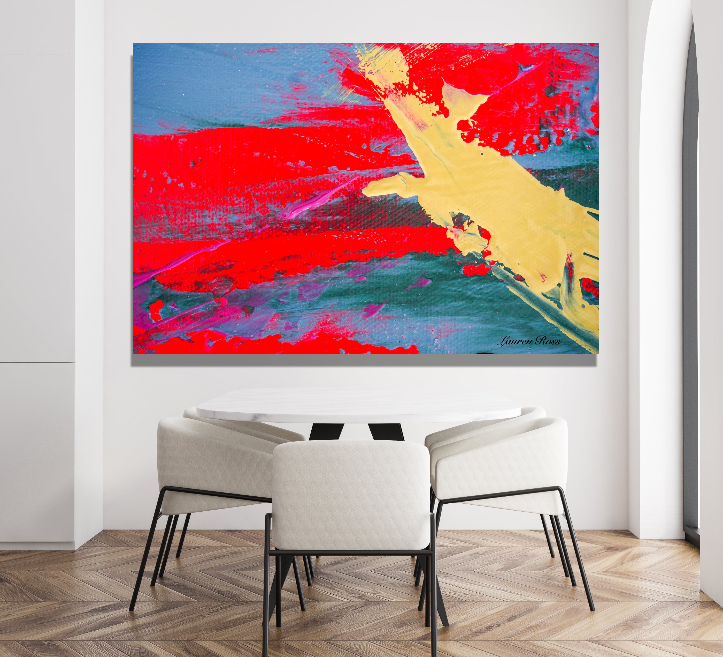 Inside Precession 21 Canvas Wrap Lauren Ross Design