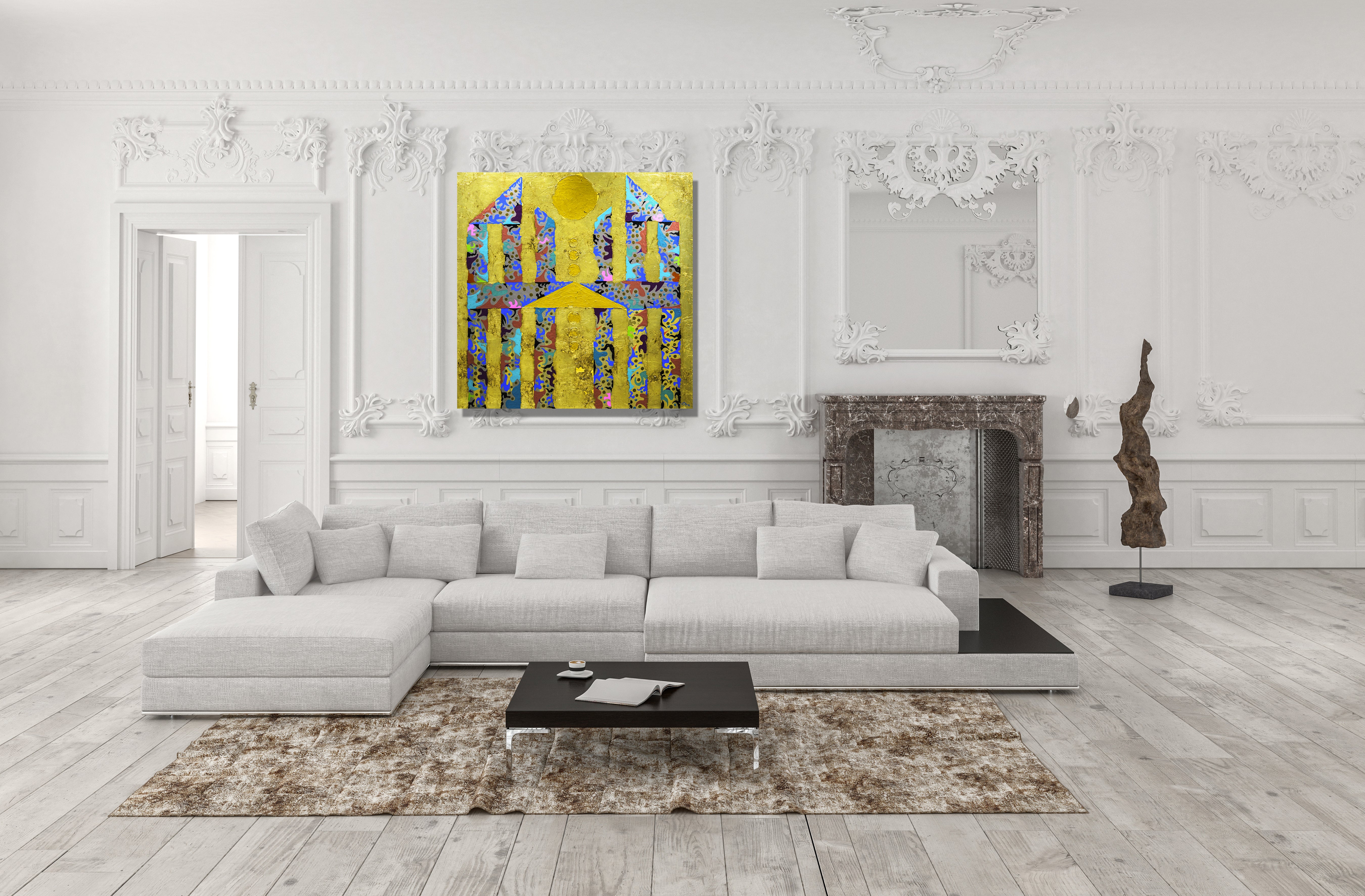 The Lost Temple of Exuberance Painting