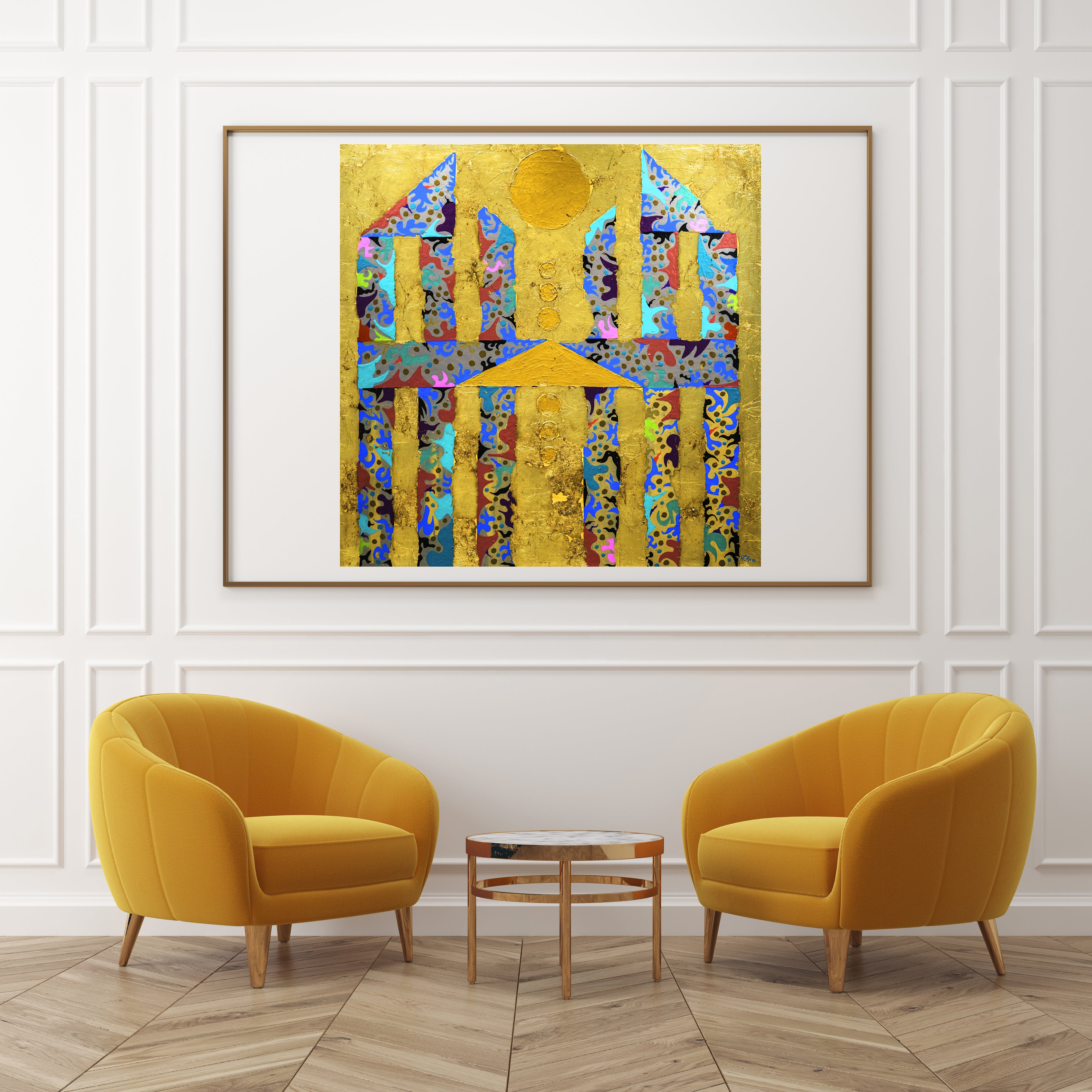 The Lost Temple of Exuberance Archival Print - Contemporary Art | Modern Abstract Art | Fine Art | Painting Print