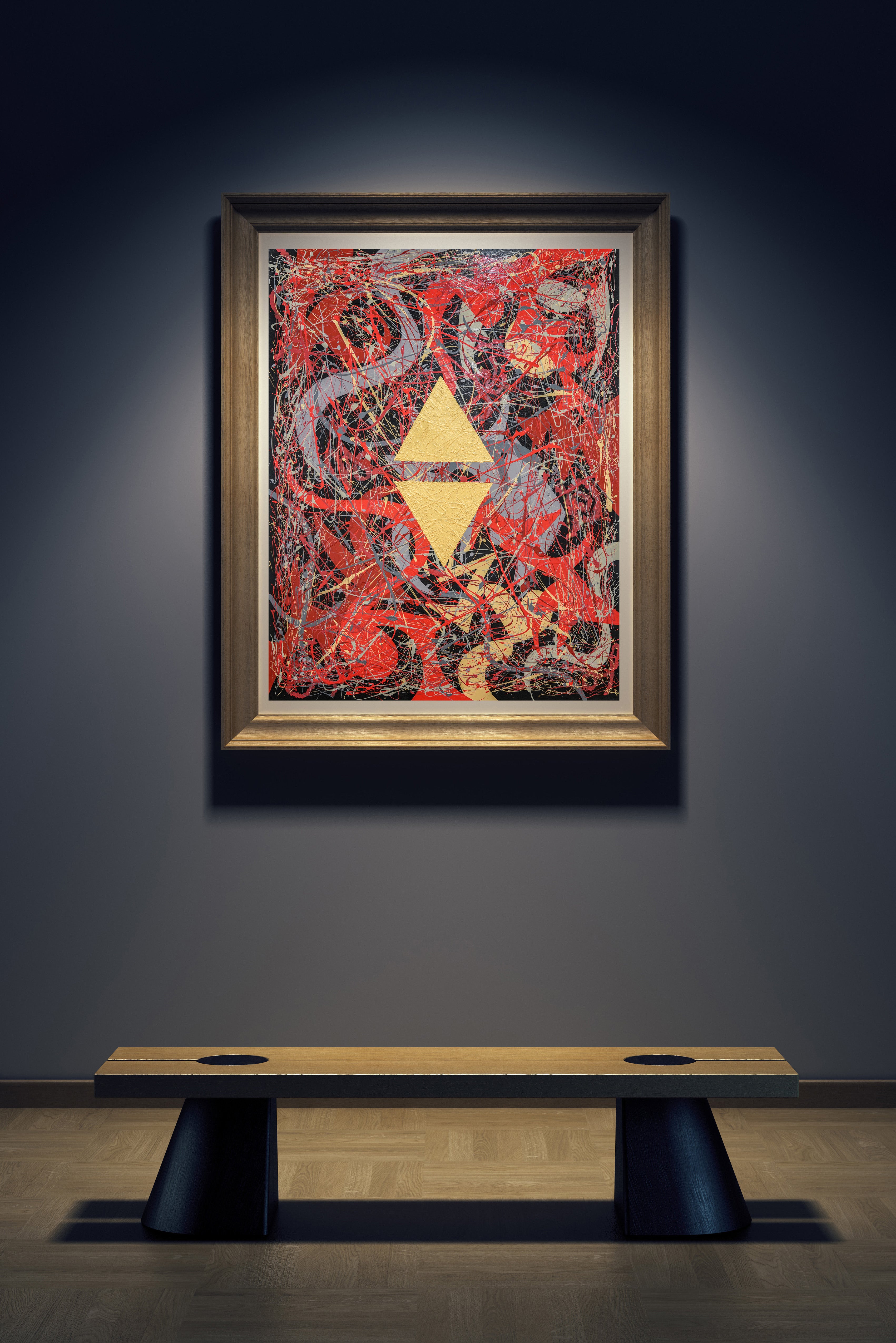 My Grace Is Sufficient - Abstract Modern Contemporary Luxury Wall Art Painting - Lauren Ross Design