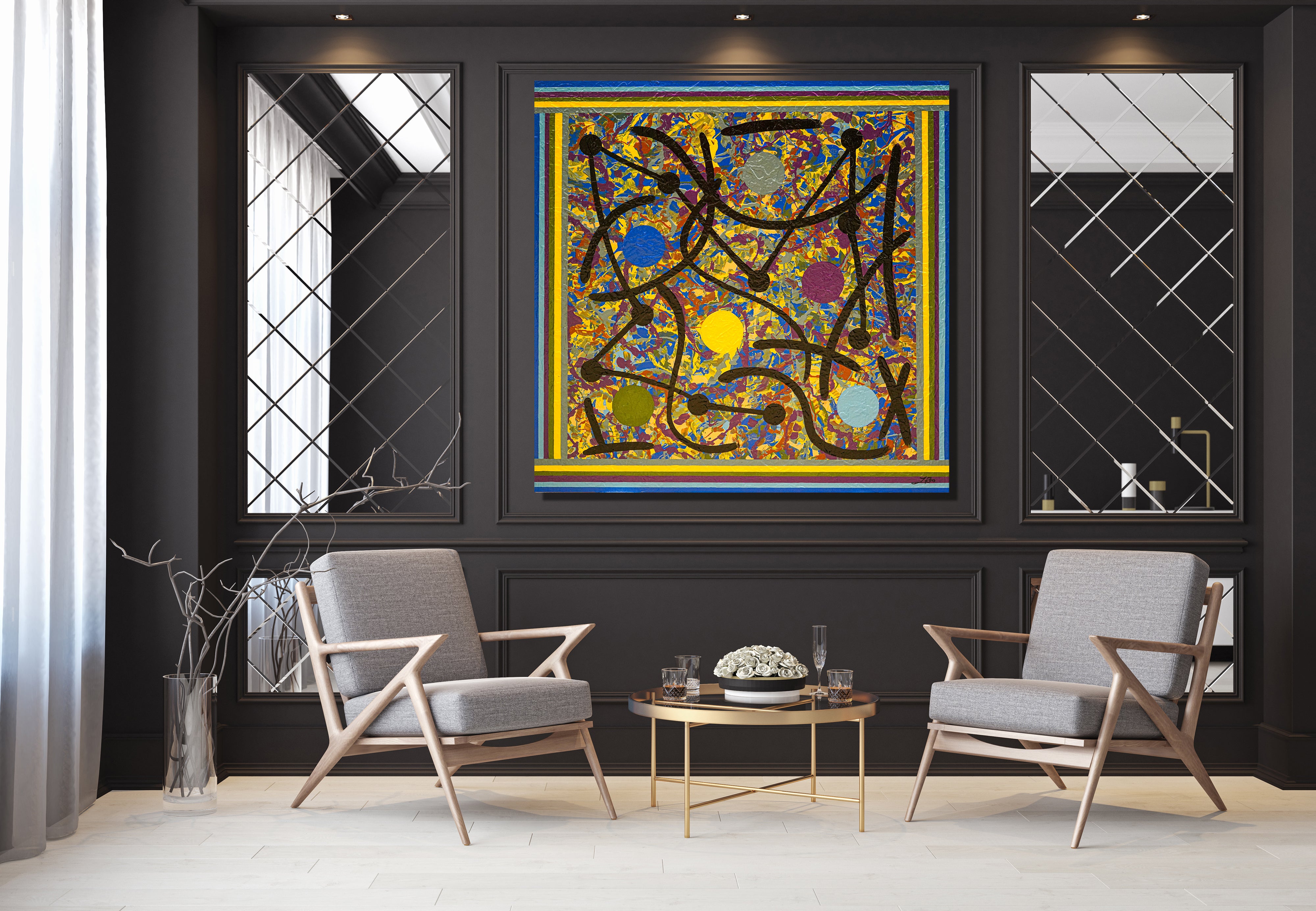 Once Upon a Dream Archival Canvas Wrap - Contemporary Art | Modern Abstract Art | Fine Art | Painting On Canvas