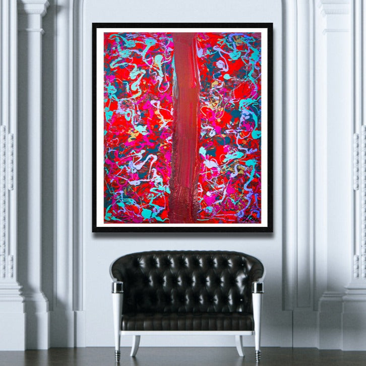 Orchid Archival Print - Contemporary Art | Modern Abstract Art | Fine Art | Painting Print