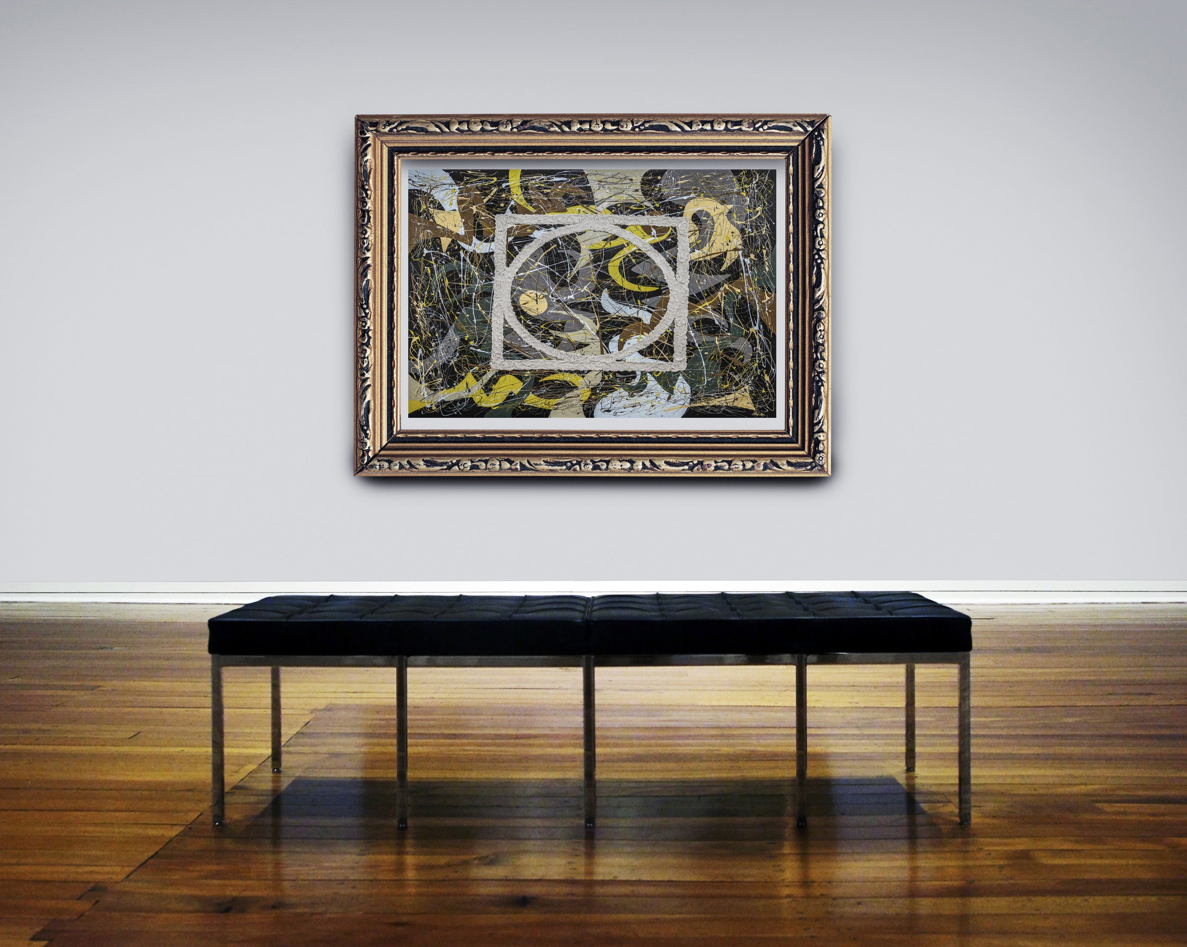 Organized Chaos - Abstract Modern Contemporary Luxury Wall Art Painting - Lauren Ross Design