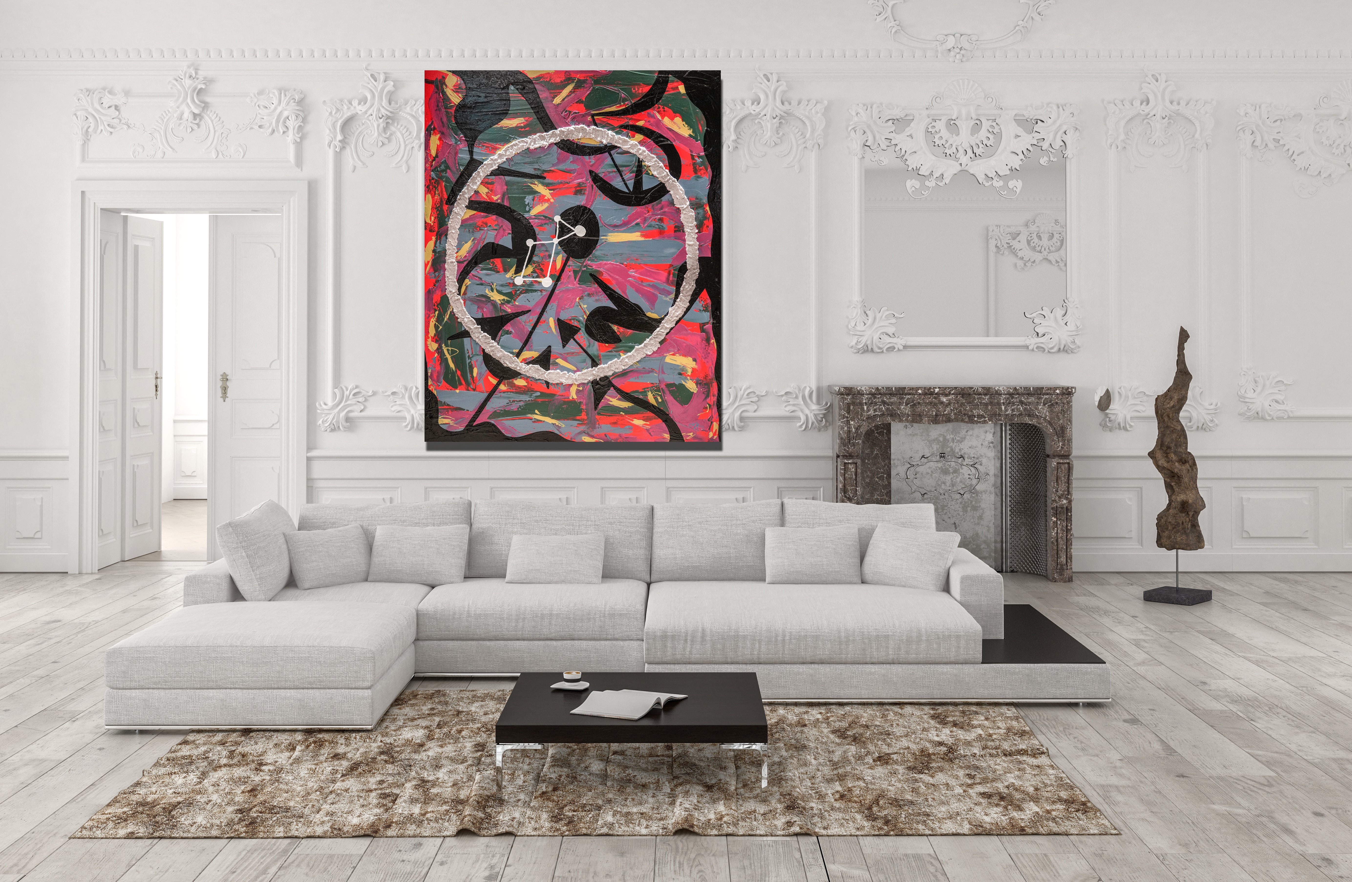 Precession of the Equinoxes Canvas Wrap - Abstract Modern Contemporary Luxury Wall Art Painting - Lauren Ross Design