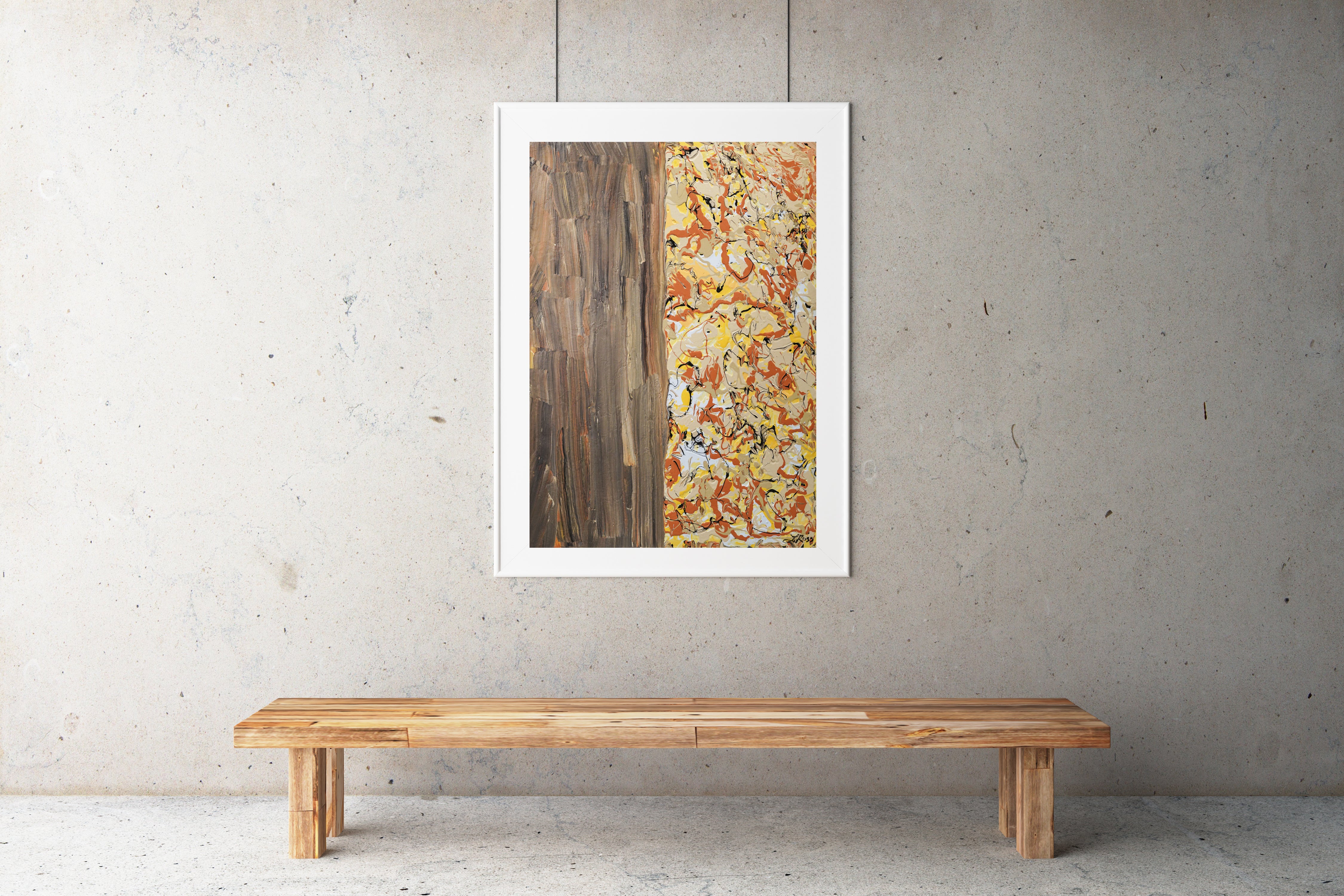 metacognition print - Abstract Modern Contemporary Luxury Wall Art Painting - Lauren Ross Design