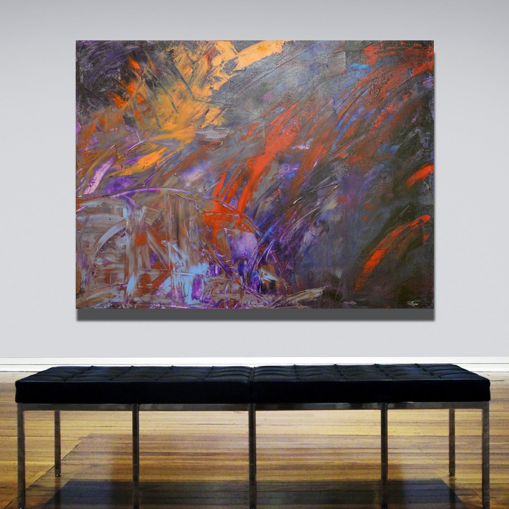 Sumerian Archival Canvas Wrap - Contemporary Art | Modern Abstract Art | Fine Art | Painting On Canvas