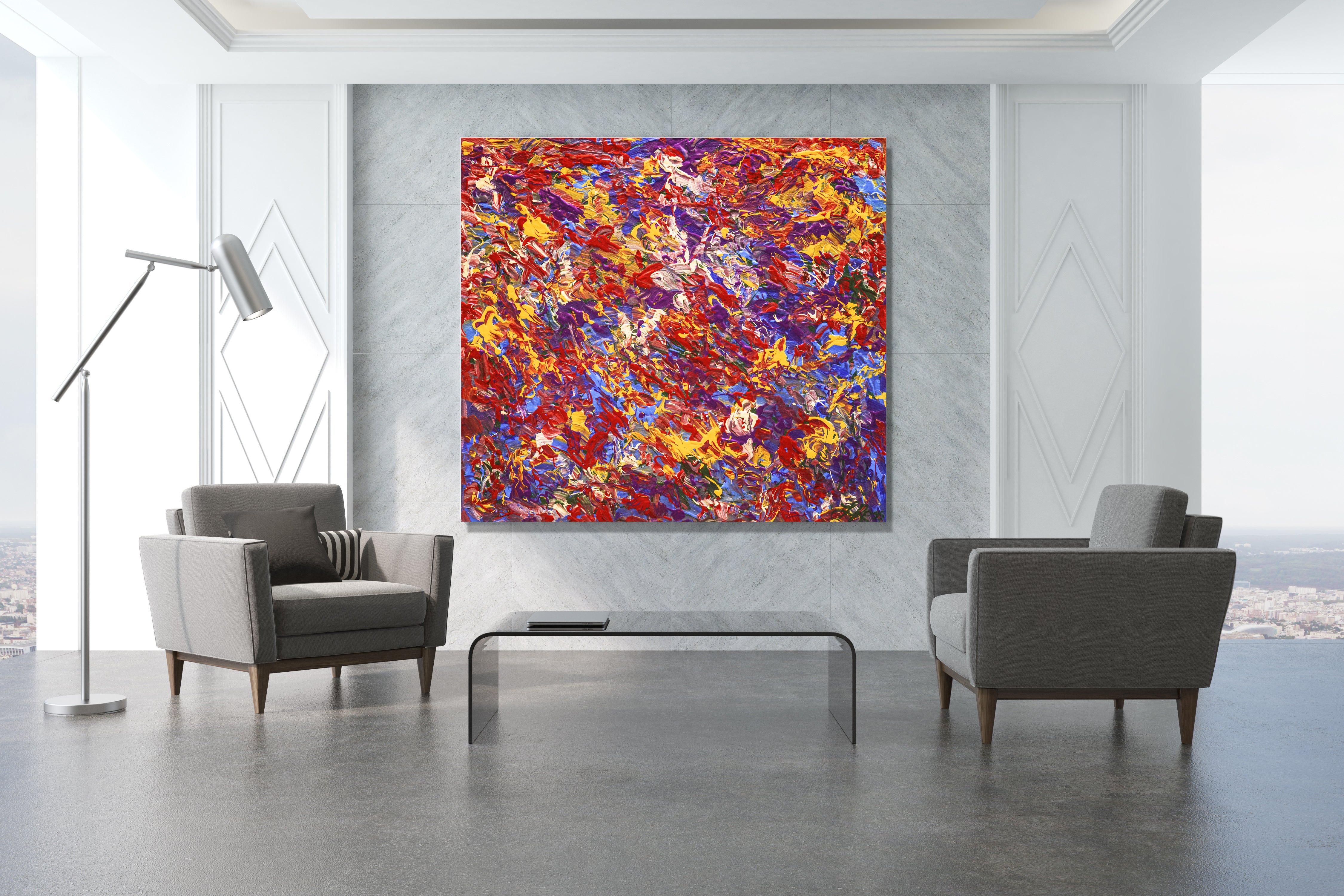 Jubilee Archival Canvas Wrap - Contemporary Art | Modern Abstract Art | Fine Art | Painting On Canvas