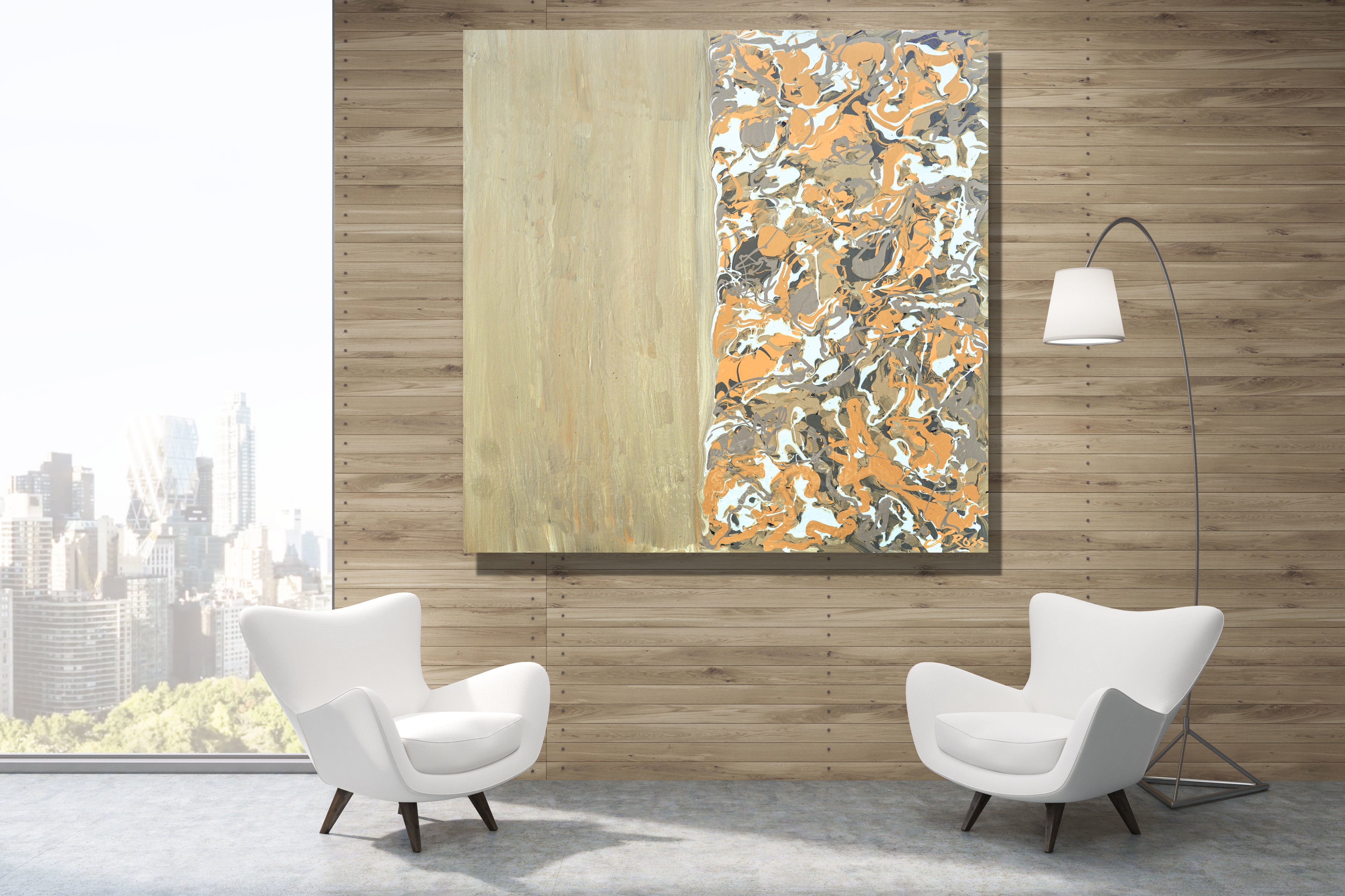 Neocortex Archival Canvas Wrap - Contemporary Art | Modern Abstract Art | Fine Art | Painting On Canvas