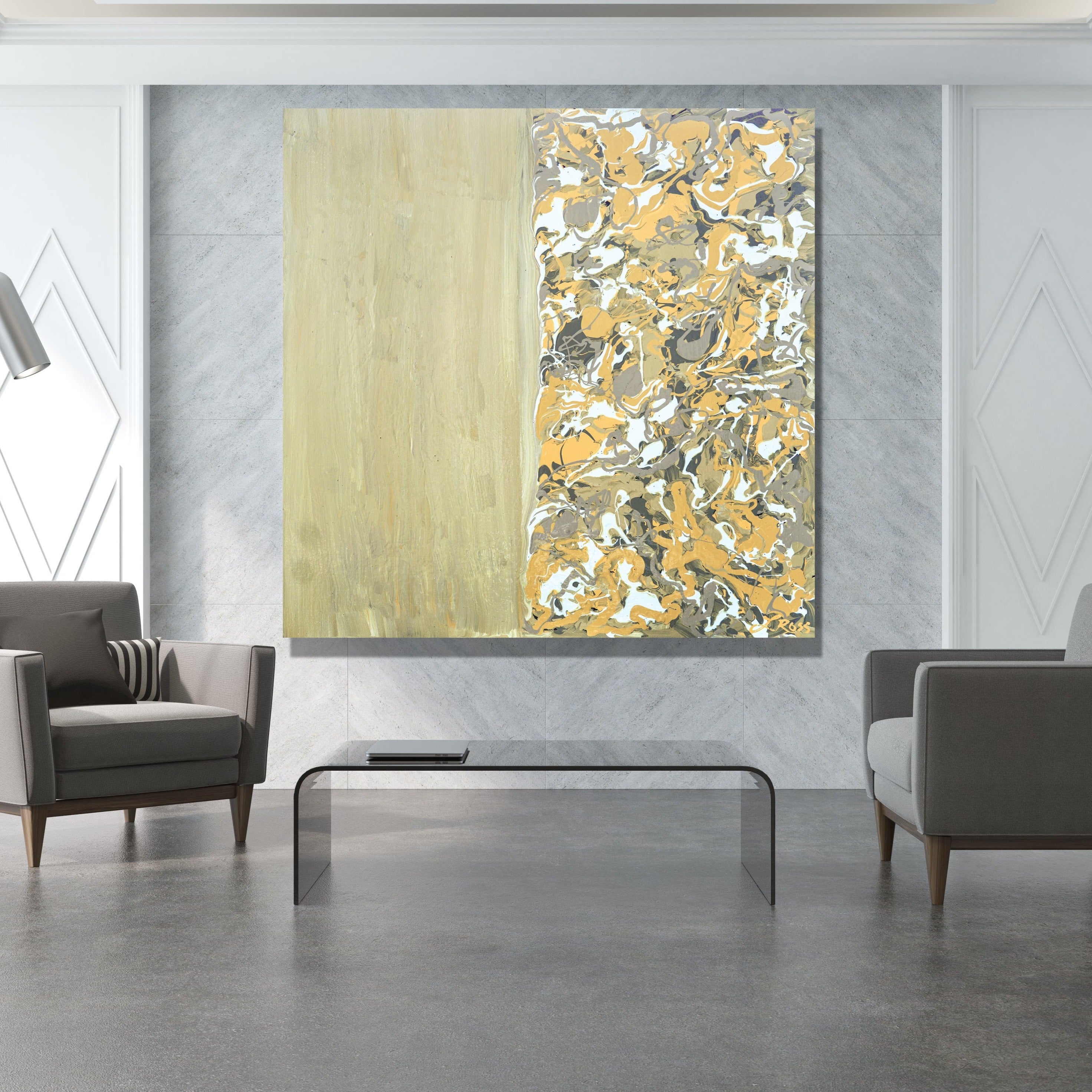 Neocortex Archival Canvas Wrap - Contemporary Art | Modern Abstract Art | Fine Art | Painting On Canvas