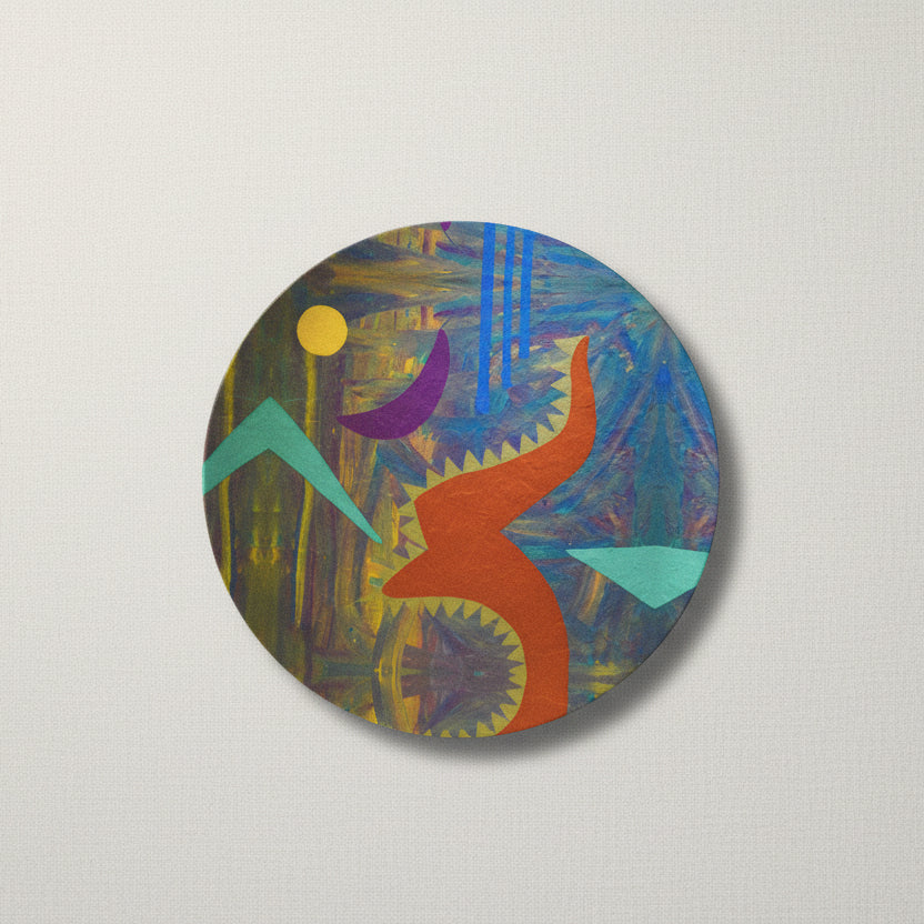 The Fear No Evil Plate 10” - Lauren Ross Design | High End Luxury Designer Homeware | Tableware