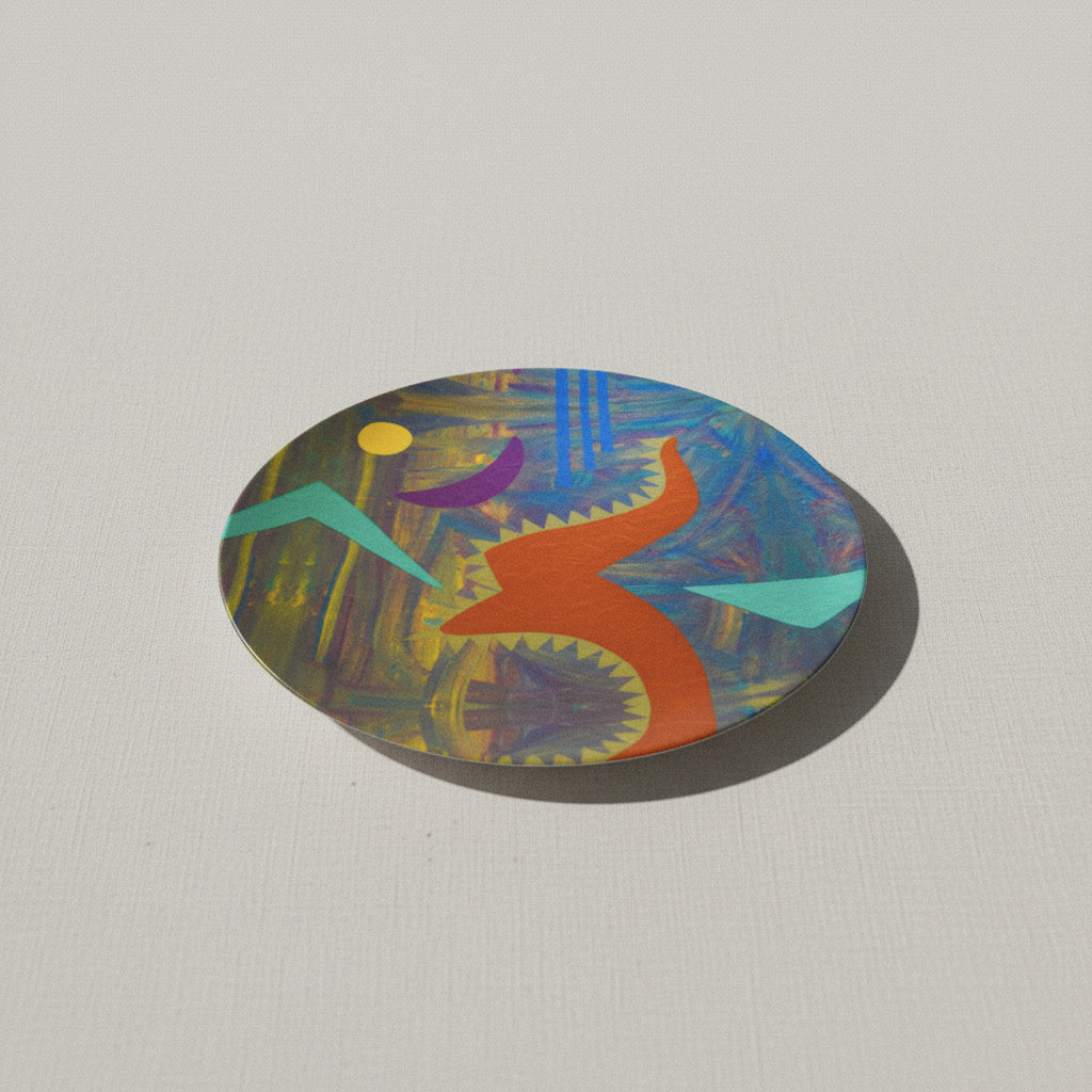Fear No Evil Bread Plate 6.5" - Lauren Ross Design | High end tableware | Luxury Homeware