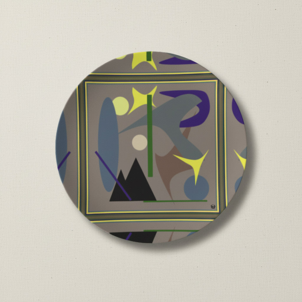 The Midnight Hour Bread Plate 6.5" - Lauren Ross Design | High end tableware | Luxury Homeware