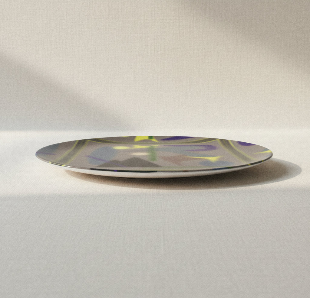 The Midnight Hour Plate 8” - Lauren Ross Design | High End Luxury Designer Homeware | Tableware 