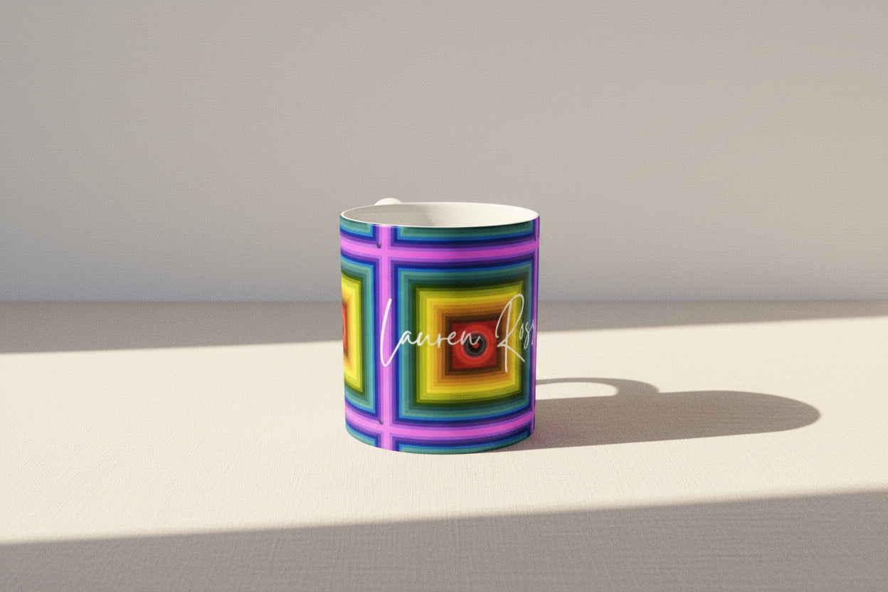 Love Chakra Mug - Lauren Ross Design | Designer Tableware | Luxury Tableware  | High End Homeware | Dior Tableware  | Louis Vuitton Homeware | Gucci Tableware  | Hermes Tableware | Saks Fifth Avenue Tableware | Neiman Marcus Tableware | Versace Tableware 
