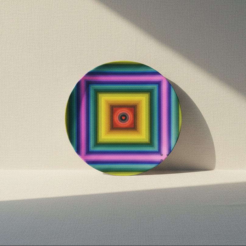 Love Chakra Plate 10” - Lauren Ross Design | High End Luxury Designer Homeware | Tableware | Hermes | Dior | Gucci | Versace