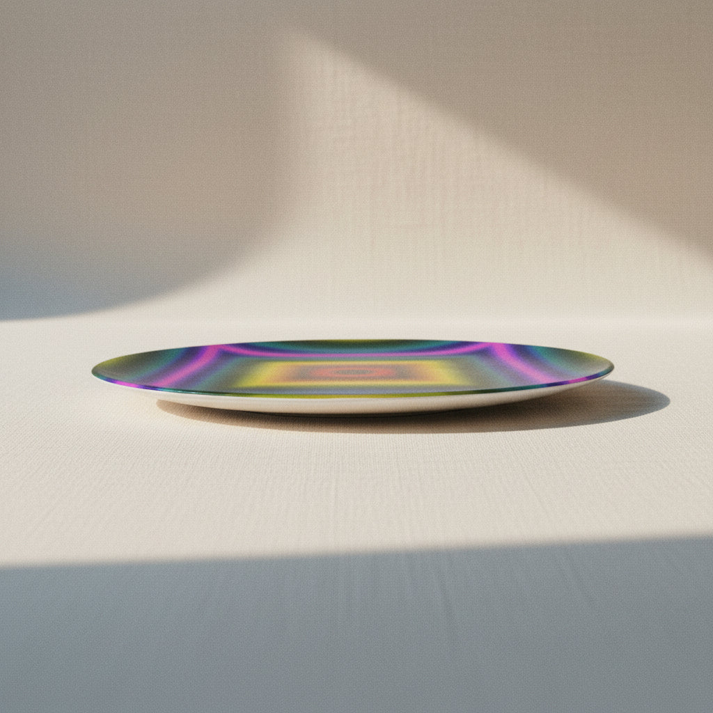 Love Chakra Bread Plate 6.5" - Lauren Ross Design | Designer Tableware | Luxury Tableware  | High End Homeware | Dior Tableware  | Louis Vuitton Homeware | Gucci Tableware  | Hermes Tableware | Saks Fifth Avenue Tableware | Neiman Marcus Tableware | Versace Tableware 