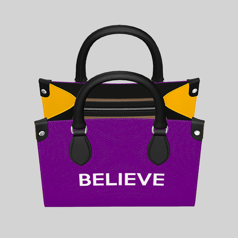 Believe handbag - Lauren Ross Design - luxury designer high end handbag