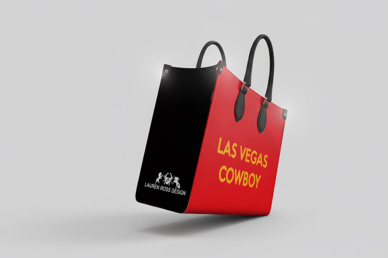 Roman Bag - Las Vegas Cowboy | Lauren Ross Design | Designer Handbag | Luxury Handbag | High End Handbags