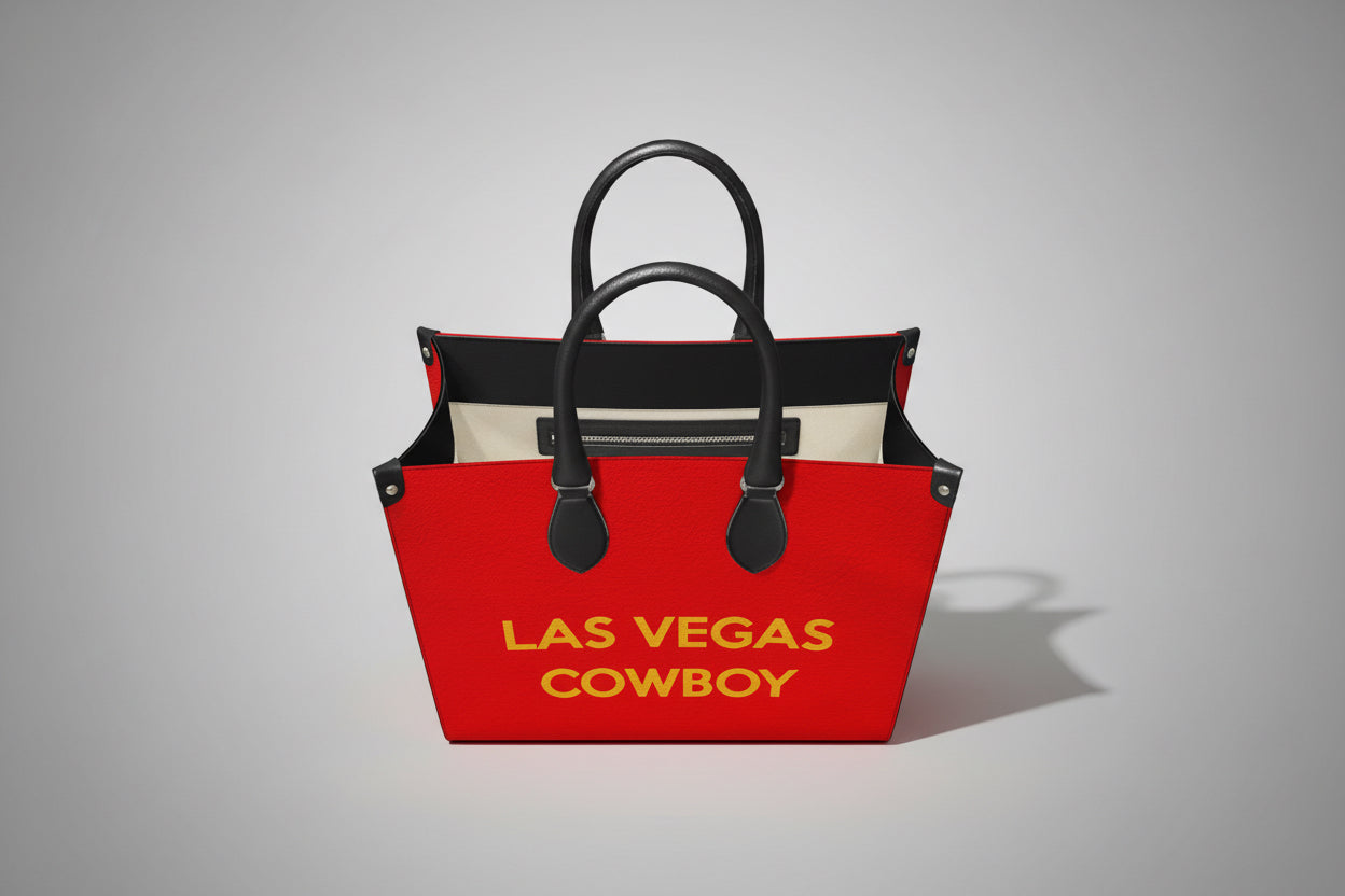 Roman Bag - Las Vegas Cowboy | Lauren Ross Design | Designer Handbag | Luxury Handbag | High End Handbags