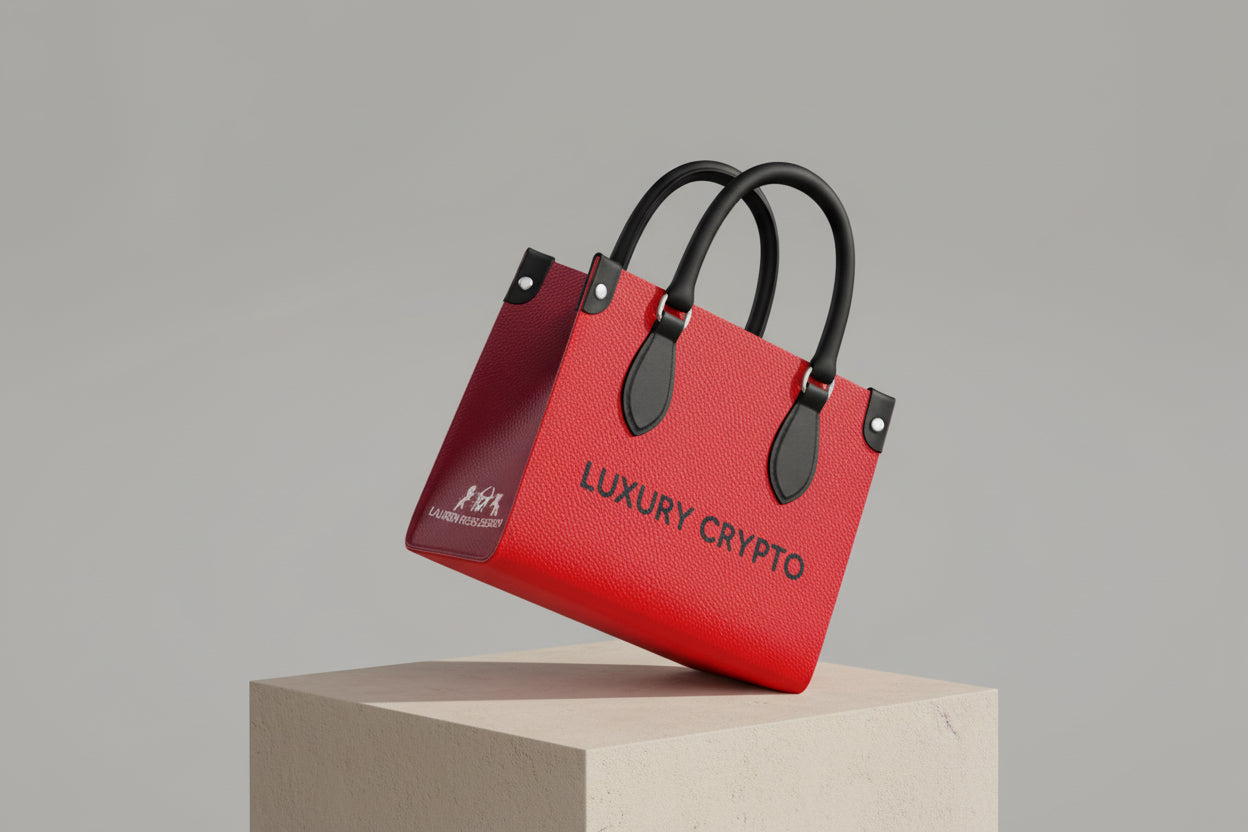 Luxury Crypto Handbag - Lauren Ross Design - High end designer handbag