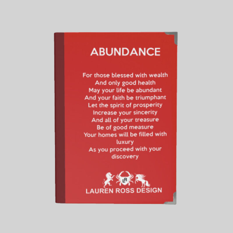 The Abundant Notebook - Lauren Ross Design | Stationary | Luxury Journal | Designer Notebook