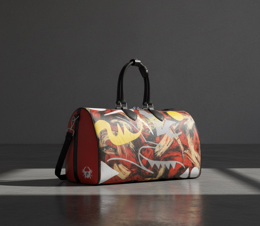 Odon Duffle Bag - Games | Lauren Ross Design | Designer Handbags | Luxury Handbags