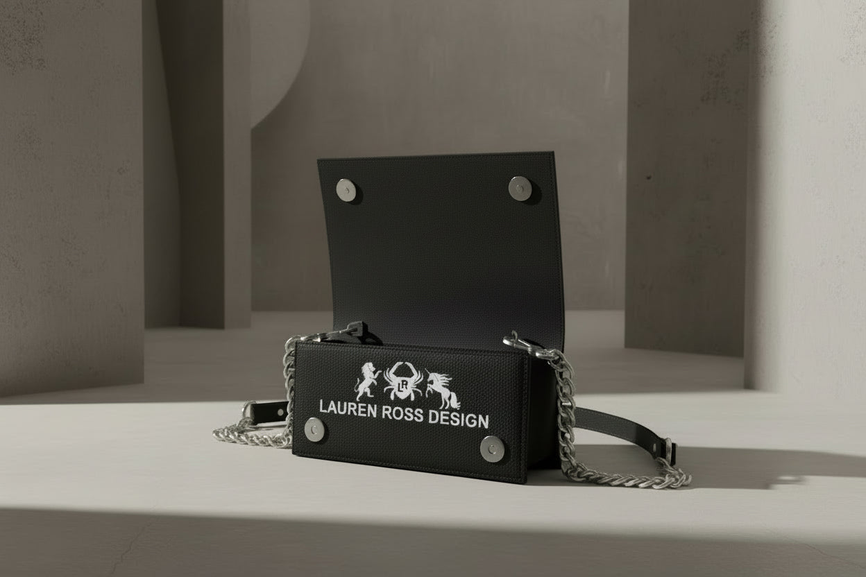 Time Fields Handbag -  Lauren Ross Design | Designer Handbag | Luxury Handbag 