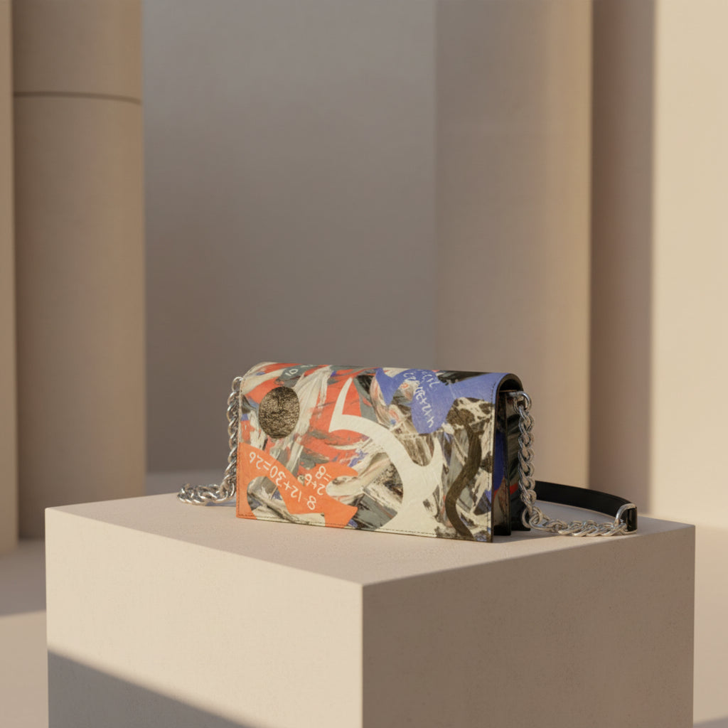 Time Fields Handbag -  Lauren Ross Design | Designer Handbag | Luxury Handbag 