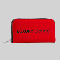 luxury crypto wallet - high end luxury designer wallet - lauren ross design