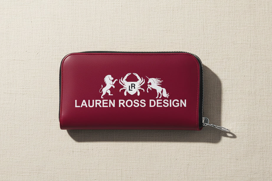 luxury crypto wallet - high end luxury designer wallet - lauren ross design