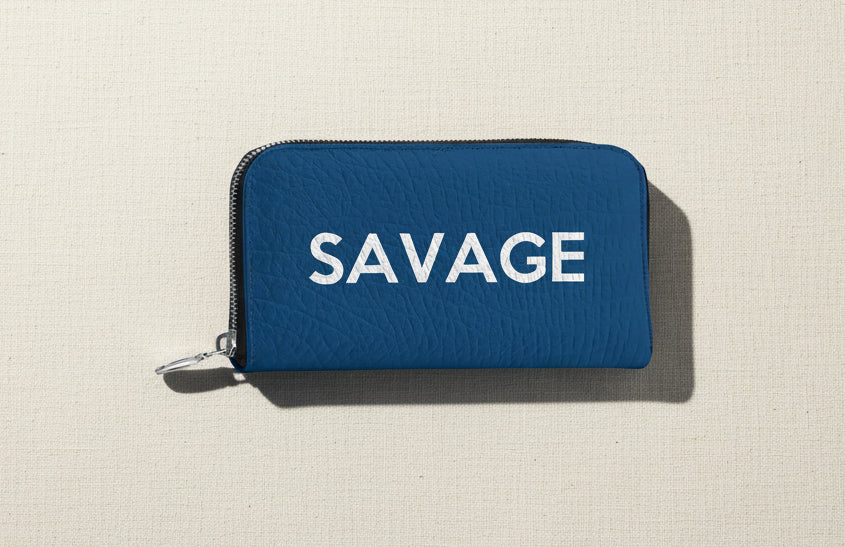 savage wallet - lauren ross design - high end luxury designer wallet