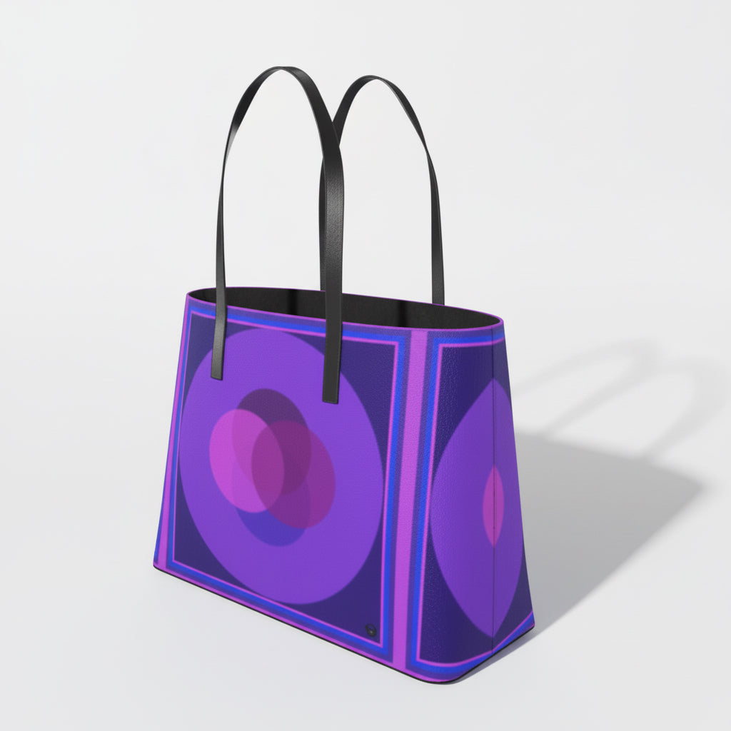 LRD Modern Art Tote Bag - Purple Vesica