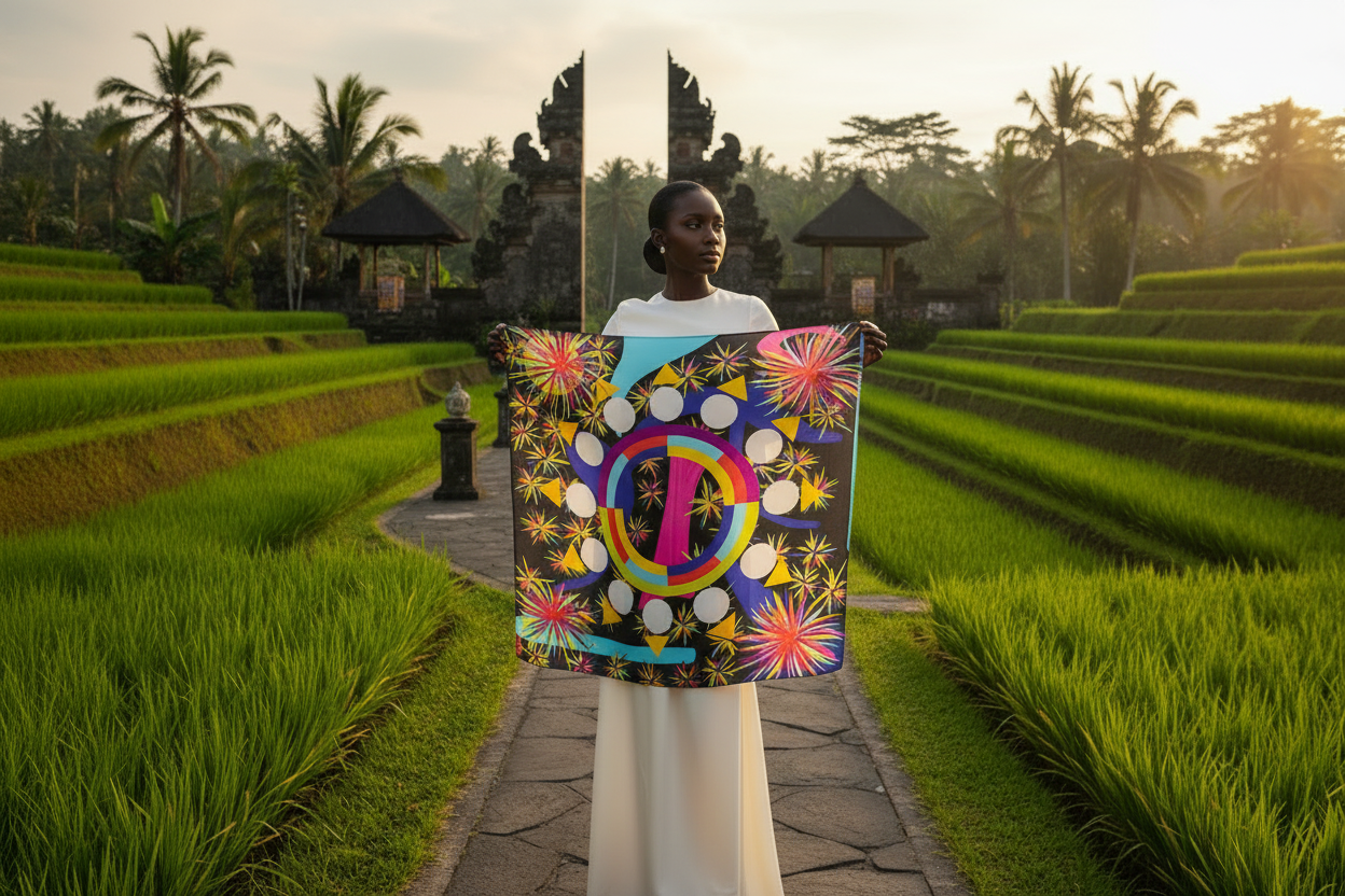 Demeter Silk Scarf 36"