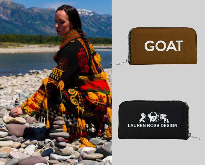 GOAT Wallet | Lauren Ross Design | Designer luxury wallet