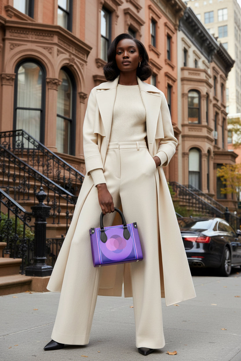 LRD Lauren Handbag - Purple Vesica