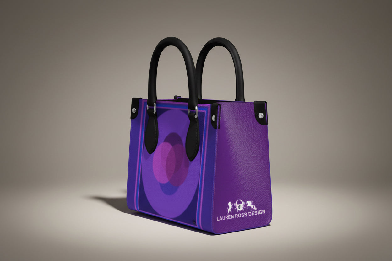 LRD Lauren Handbag - Purple Vesica