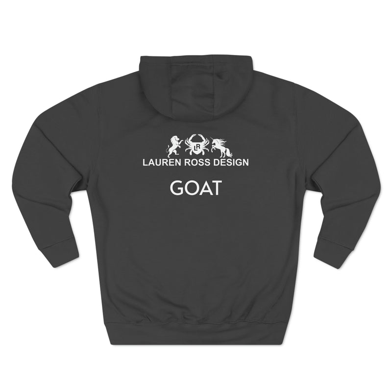 GOAT Grey Sweatshirt - Lauren Ross Design | High End Fashion | Luxury Designer Fashion | Designer Hoodie