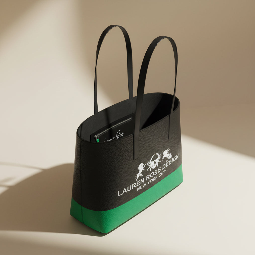 LRD Modern Art Tote Bag - Emerald City