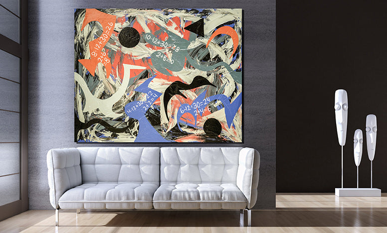 Time Fields Archival Canvas Wrap - Contemporary Art | Modern Abstract Art | Fine Art | Painting On Canvas 