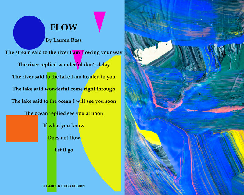 Flow Children's Archival Canvas Wrap