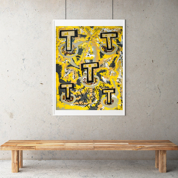 Gobekli Tepe Print - Abstract Modern Contemporary Luxury Wall Art Painting - Lauren Ross Design