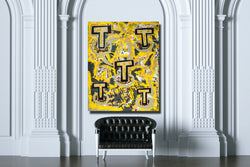 Gobekli Tepe Canvas Wrap - Abstract Modern Contemporary Luxury Wall Art Painting - Lauren Ross Design