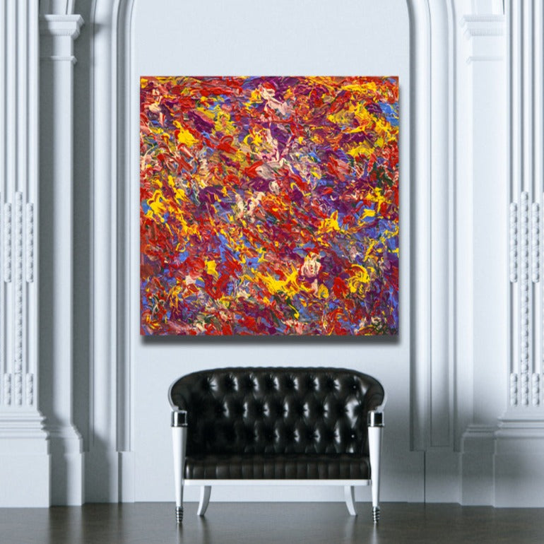 Jubilee Archival Canvas Wrap - Contemporary Art | Modern Abstract Art | Fine Art | Painting On Canvas 