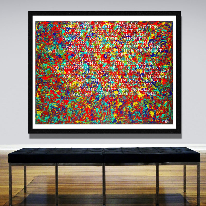 Law of Attraction Archival Print - Contemporary Art | Modern Abstract Art | Fine Art | Painting Print 